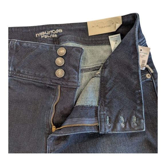 Dark Blue Women's Jeans - Picture 7 of 8